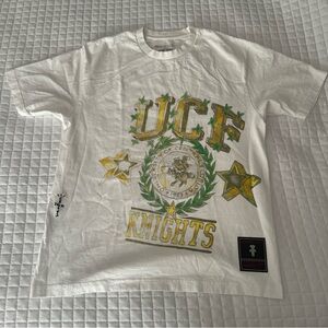 Travis Scott x Mitchell & Ness UCF Knights White Graphic T-Shirt